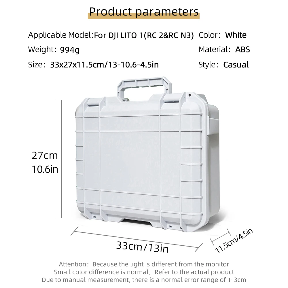 

Hard-Shell Explosion-Proof Storage Case for DJI Lito X1/ Lito1 Drone Accessories- Durable Protective Case Storage Box