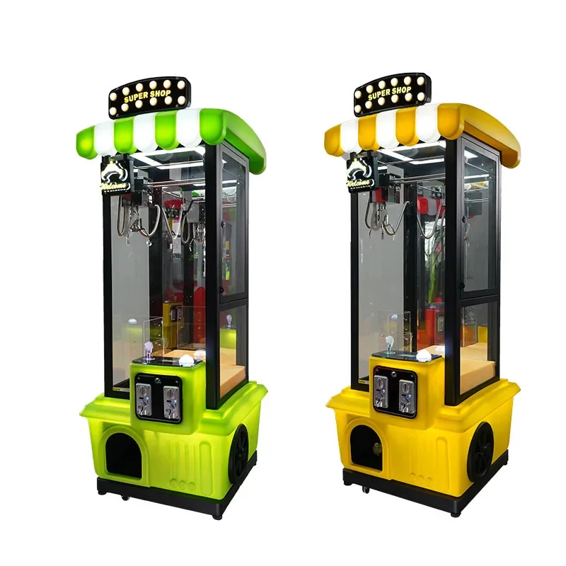 Hot sale new super shop mini crane claw machine Coin operated game toy grab machine toy claw machine