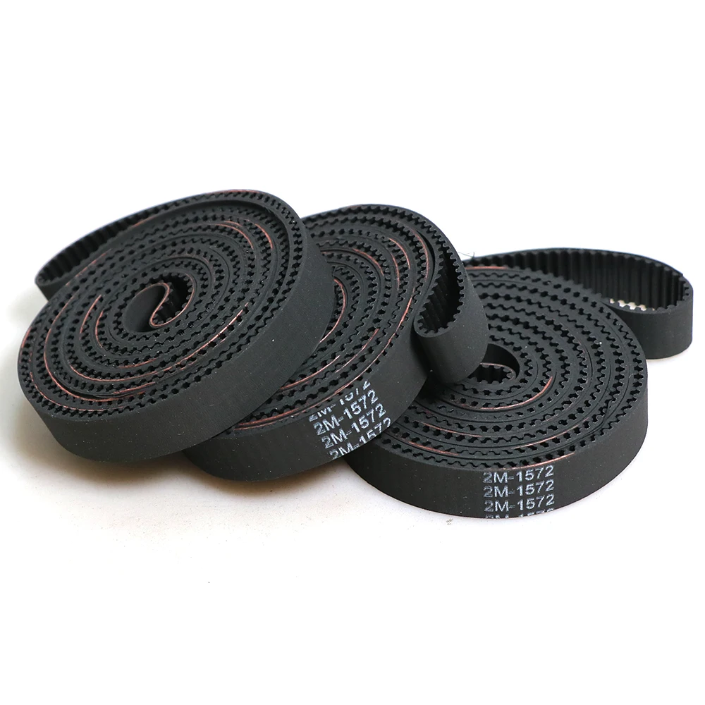 GT2 Rubber Timing Belt 1280/1442/1510/1524/1572 Width 6/9/10/15mm 2M Closed Loop Synchronous Belts