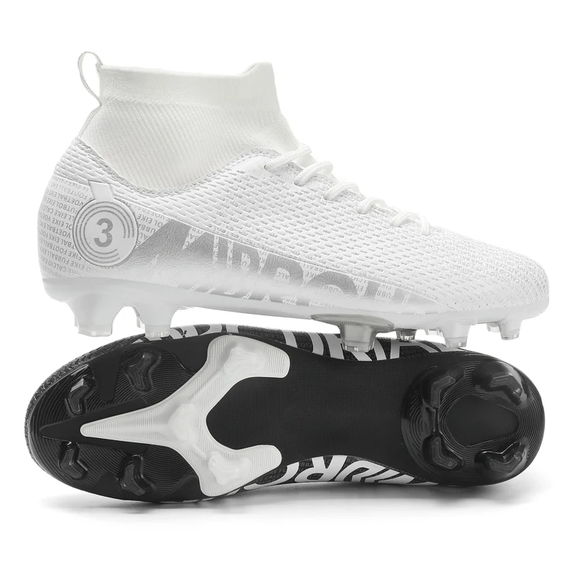 Männer Jungen Fußballschuhe Fußballschuhe Society Lange Spikes Fußballplatz Stollen Training Turnschuhe Sport Rutschfest Große Größe 47 48