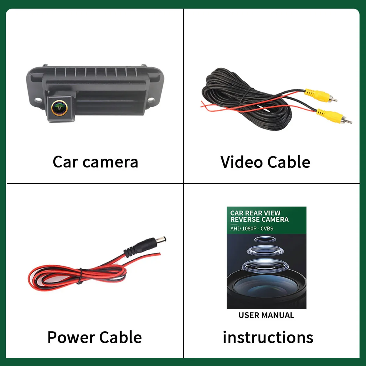 AHD1080P Car rear view reverse camera For Mercedes Benz C Class C180 C200 C260 MB W204 W205 S204 W212 Waterproof Backup Camera
