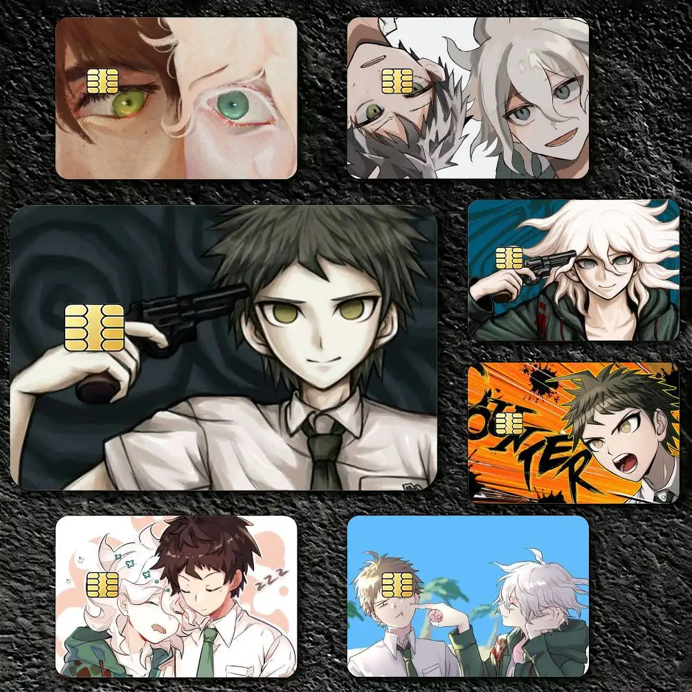 

N-Nagito H-Hajime K-Komahina Decorative Waterproof Film Skin Cover Credit Card Stickers Debit Front Bank Bus Pass