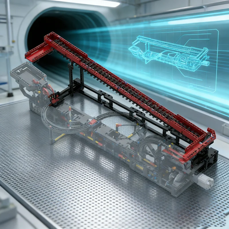 

560pcs MOC Return Module Technical Model Building Blocks Construction Toys DIY Creative Idea Education Christmas Gift Brick Kids