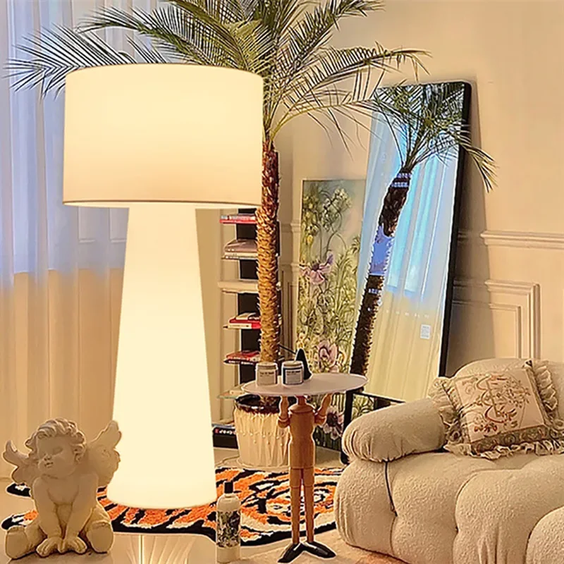 TYLA Italian Designer Floor lamp Luxurious Living room Bedroom Study Hotel Villa Homestay Atmosphere Cloth Fabric Lamp