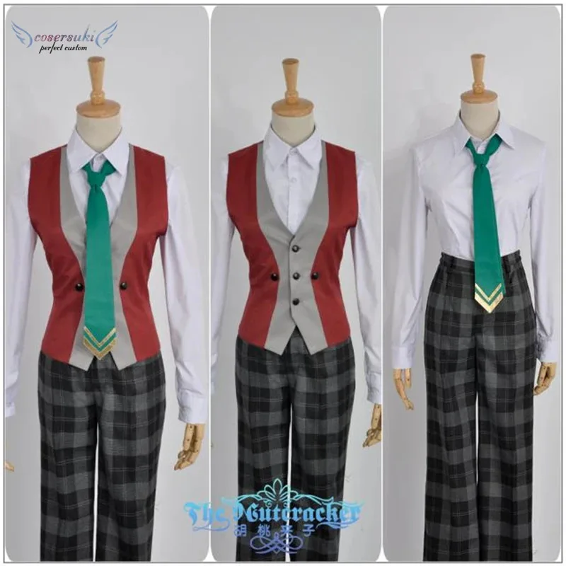 

CyEnsemble Stars Wataru Hibiki Hokuto Hidaka Eichi Tenshouin Tsukasa Suou Koga Ogami Transfer School Uniform Cosplay Costume