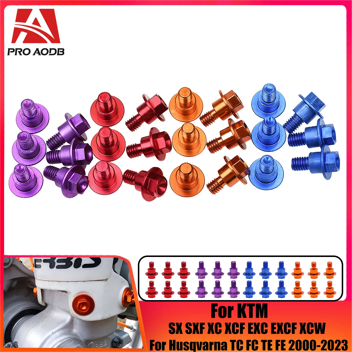 

M6*12 Motocross Front Fork Guard Bolt Screw For KTM Husqvarna TC FC TE FE FE TX FX 125 150 250 300 350 450 500 701 Dirt Pit Bike