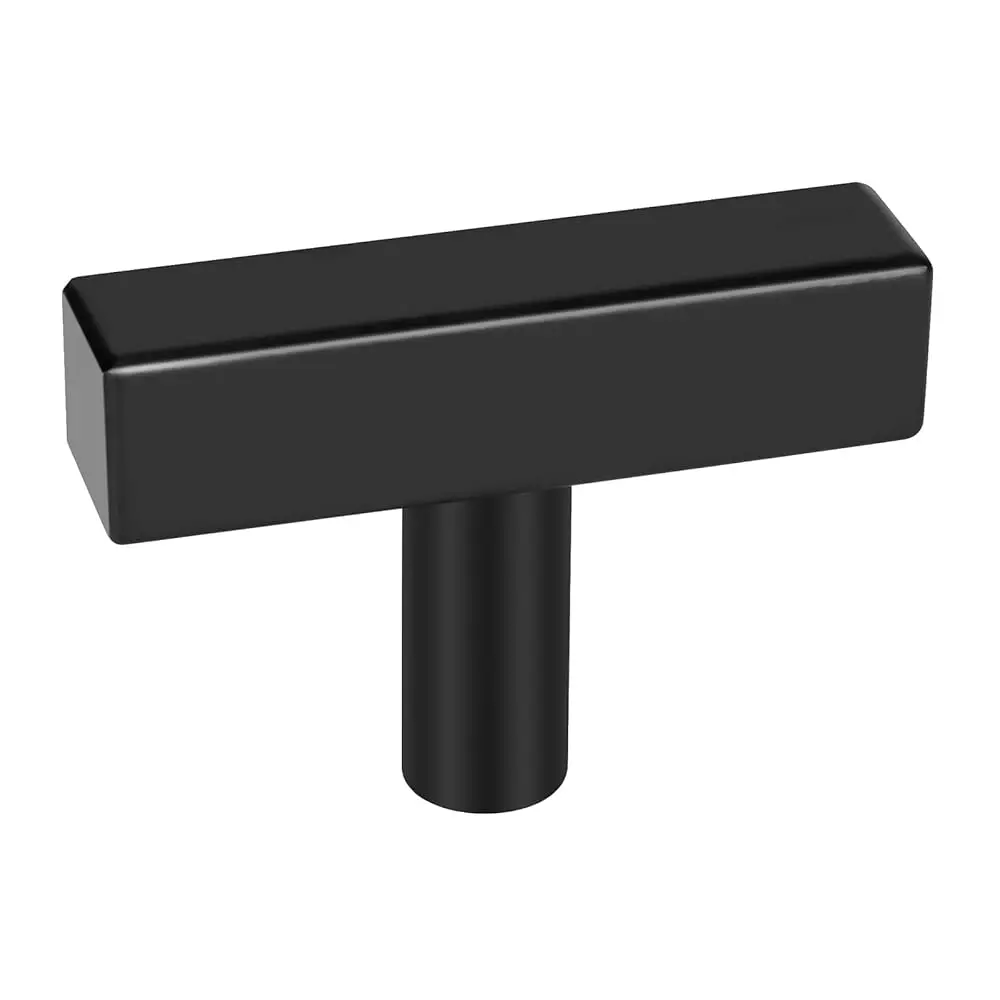 

10 Pa Matte Bla Cabinet Knobs Bla Drawer Pulls Kitchen Cabinet Hardware Lsj22Bk T Bar Square Knobs Modern Cupboard Door Handles