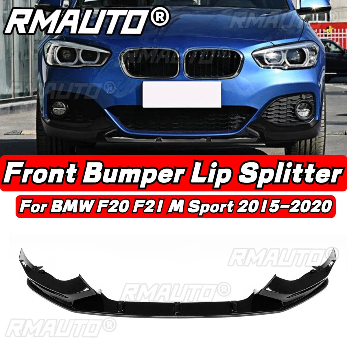 F20 F21 Front Lip Car Front Bumper Spoiler Lip Splitter Guard Body Kit For BMW F20 F21 M Sport Hatchback 2012-2014 2015-2020