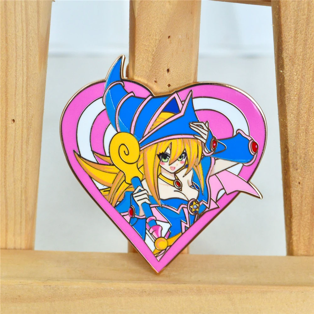 Anime Yu-Gi-Oh! ATEM Zwart Donker Goochelaar Meisje Cosplay Kostuum Prop Metalen Badge Pin Legering Broche Accessoires