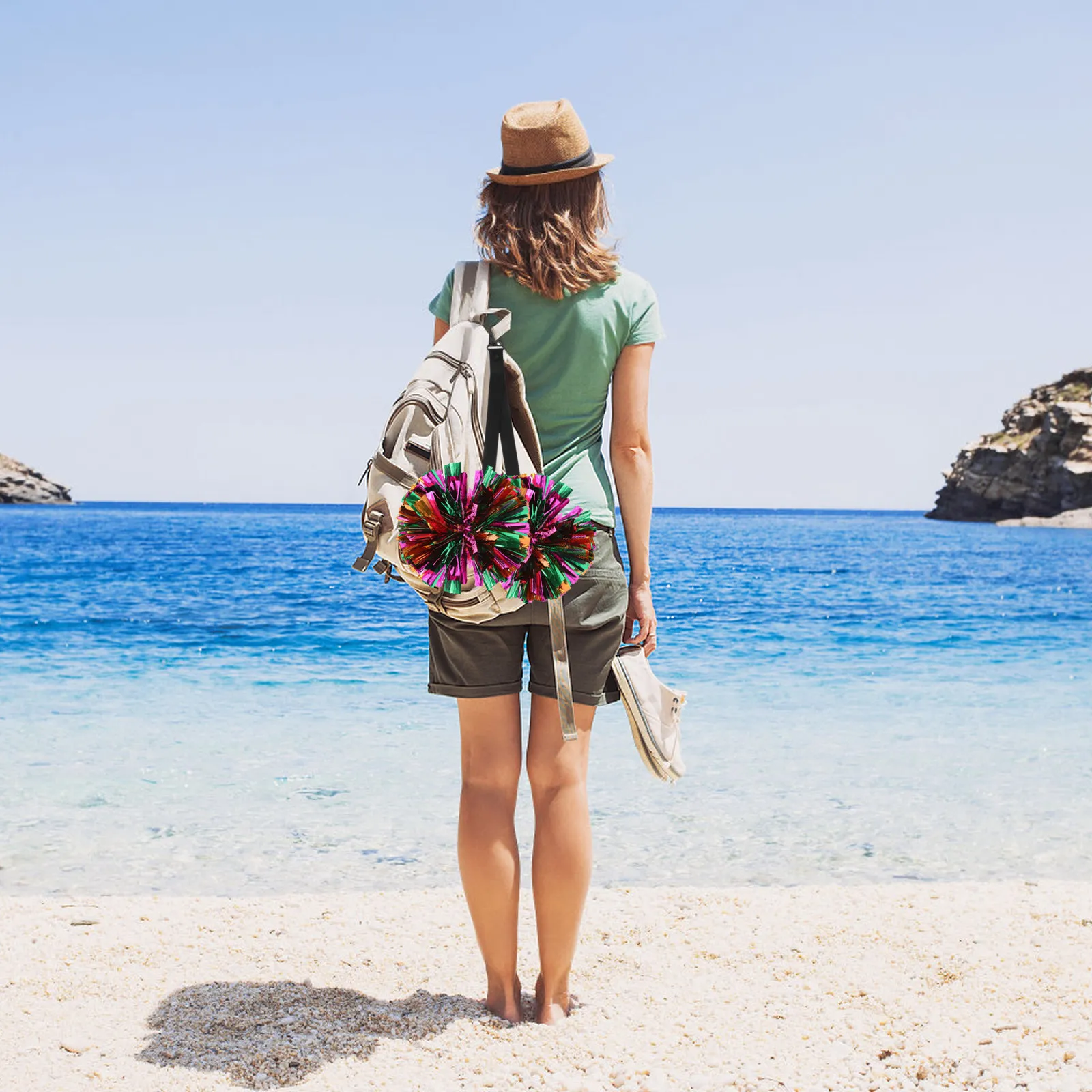 

Ремешок для хранения помпонов для чирлидинга с регулируемой длиной — надежная организация хранения помпонов для танцевальных команд, спортивных мероприятий, чирлидинга