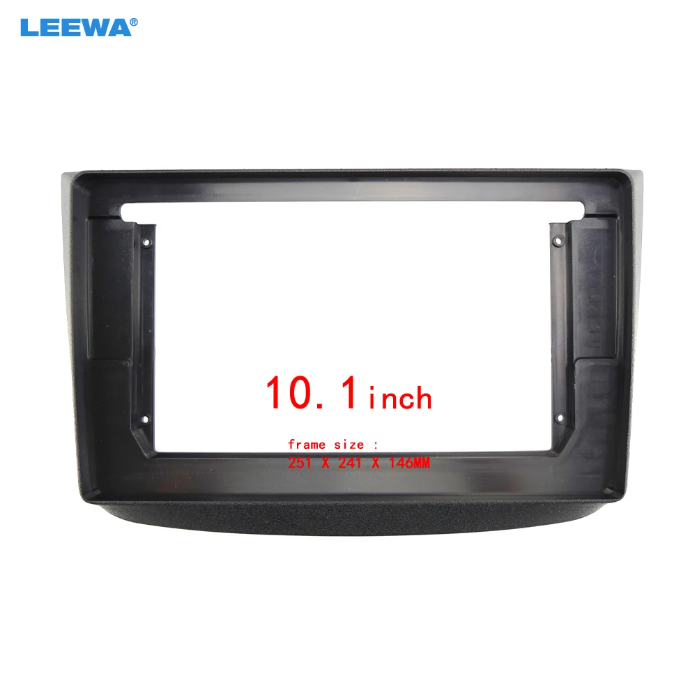 LEEWA سيارة الصوت 10.1 "شاشة كبيرة داش فآسيا لوحة طقم إطارات محول لمرسيدس بنز فيتو (W639) 2010-2015 # CA7566
