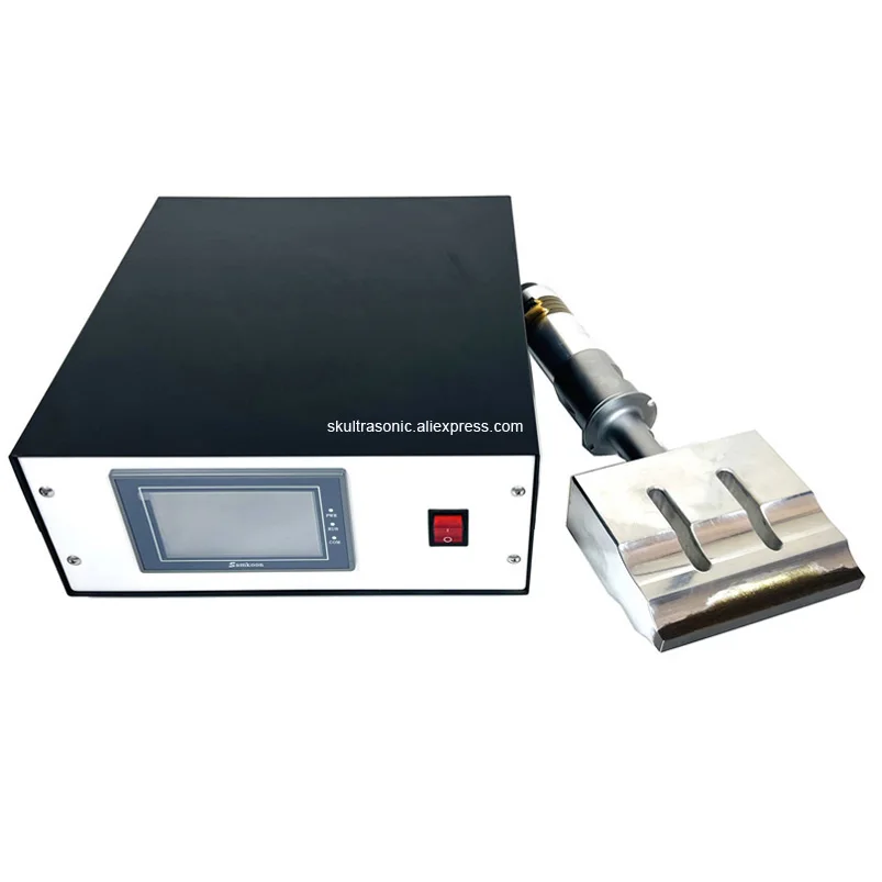 آلة ختم الأكواب الورقية بالموجات فوق الصوتية مولد هزاز ورأس لحام الألومنيوم 150 * 13 مم
