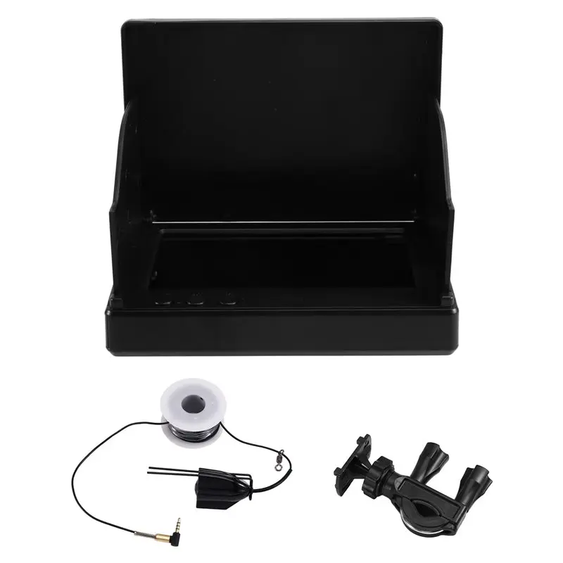 ABZW ハンドヘルド 1080P 水中釣りカメラ 220 °   4.3インチ液晶魚群探知機 ポータブル魚探 水深計 夜間視力付き