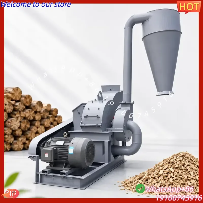 2026Hot Wood Crusher Hammer Mill Machine Wood Grind Wood Crushing Machine Price
