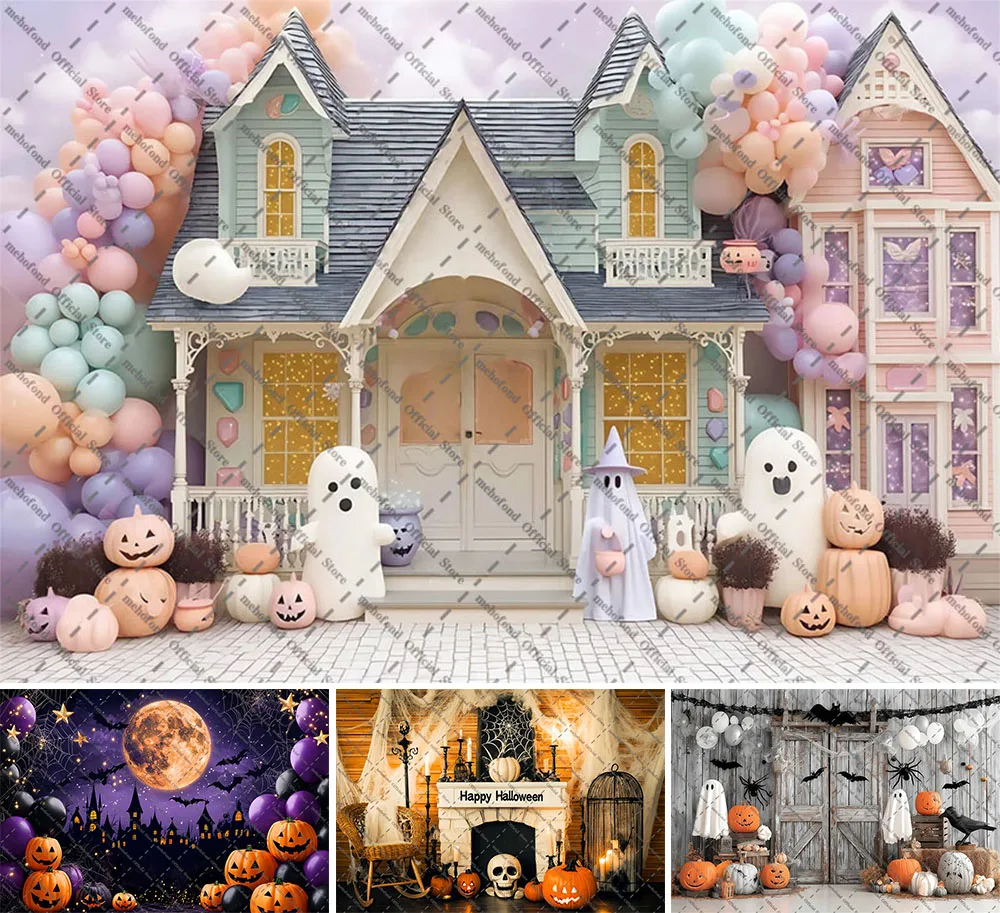 mehofond-fotografia-fundo-halloween-assustador-fantasma-morcego-abobora-criancas-bolo-de-aniversario-quebra-retrato-decoracao-pano-de-fundo-estudio-foto