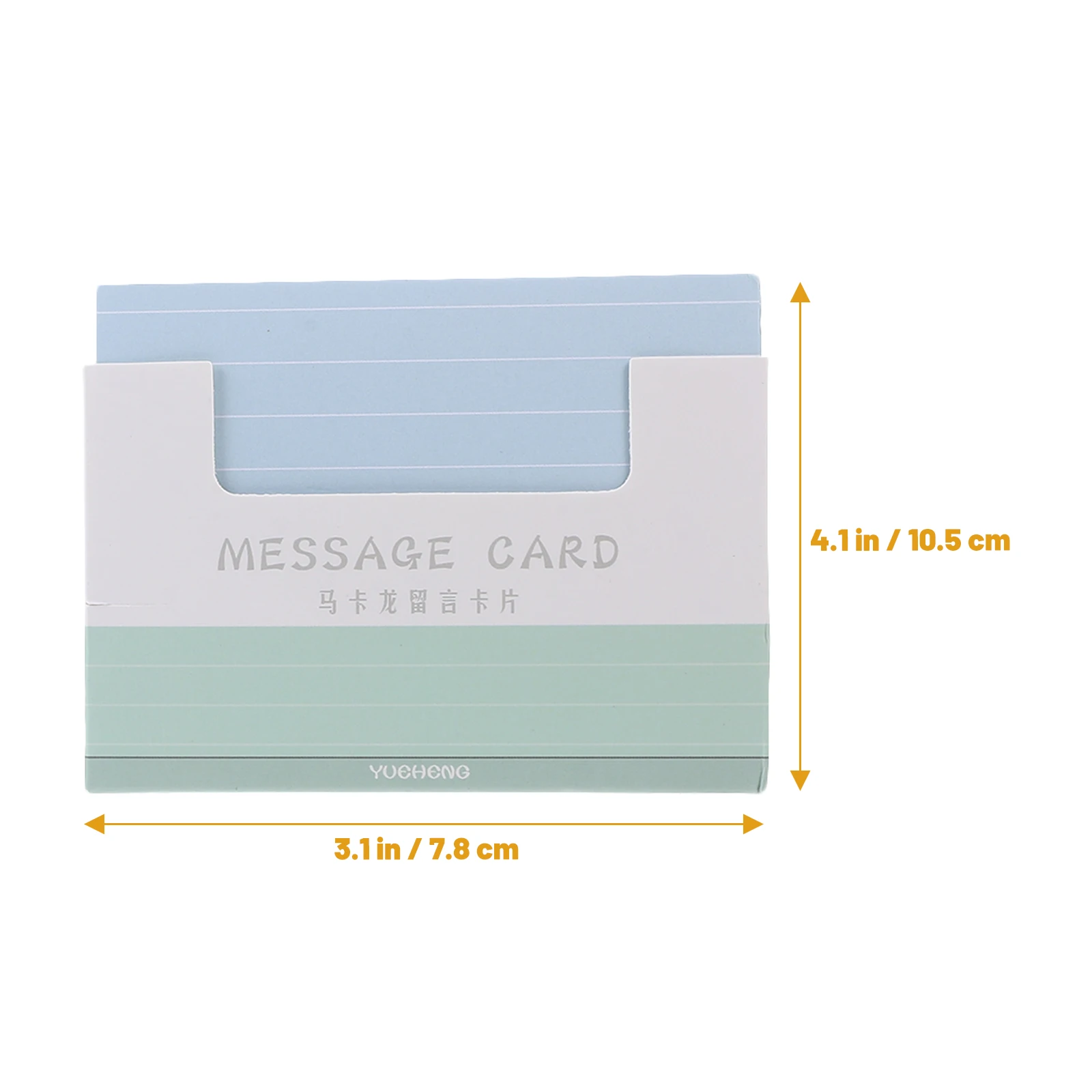 300pcs Writable Blank Cards Pull-out Message Card Colored Index Cards Macaron Non-Sticky Note Paper Blank Word Cards for DIY