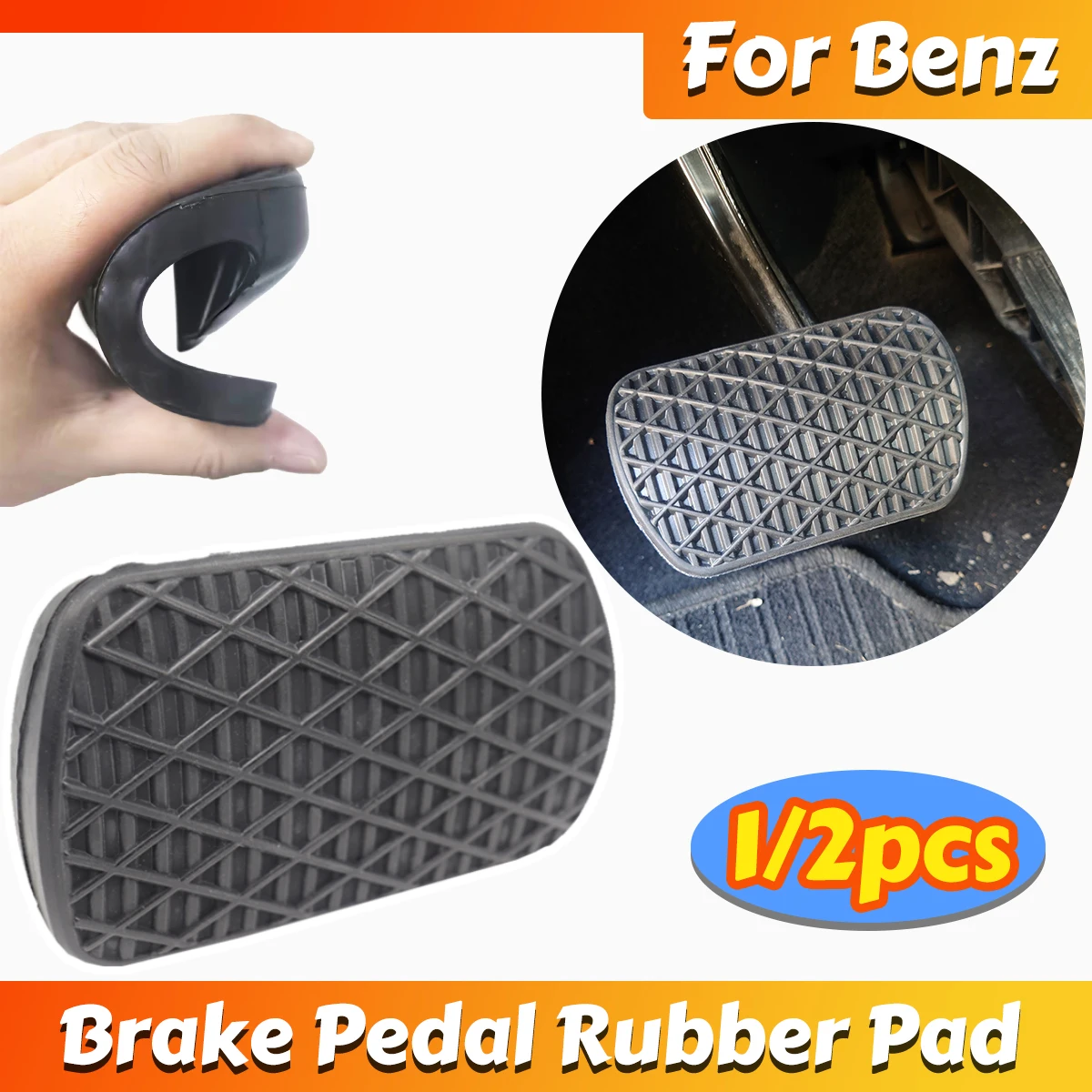 

Automatic Brake Pedal Rubber Pad Cover Replancement Part for Benz C-Class W202 W203 W204 CL203 S202 S203 S204 Accessories Car
