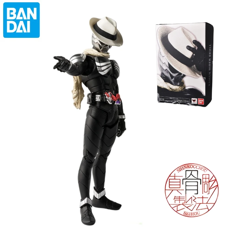 In Stock Original Bandai S.H.Figuarts SHF RB Tokusatsu Kamen Rider Skull Action Figure Toys Collection Model Gift