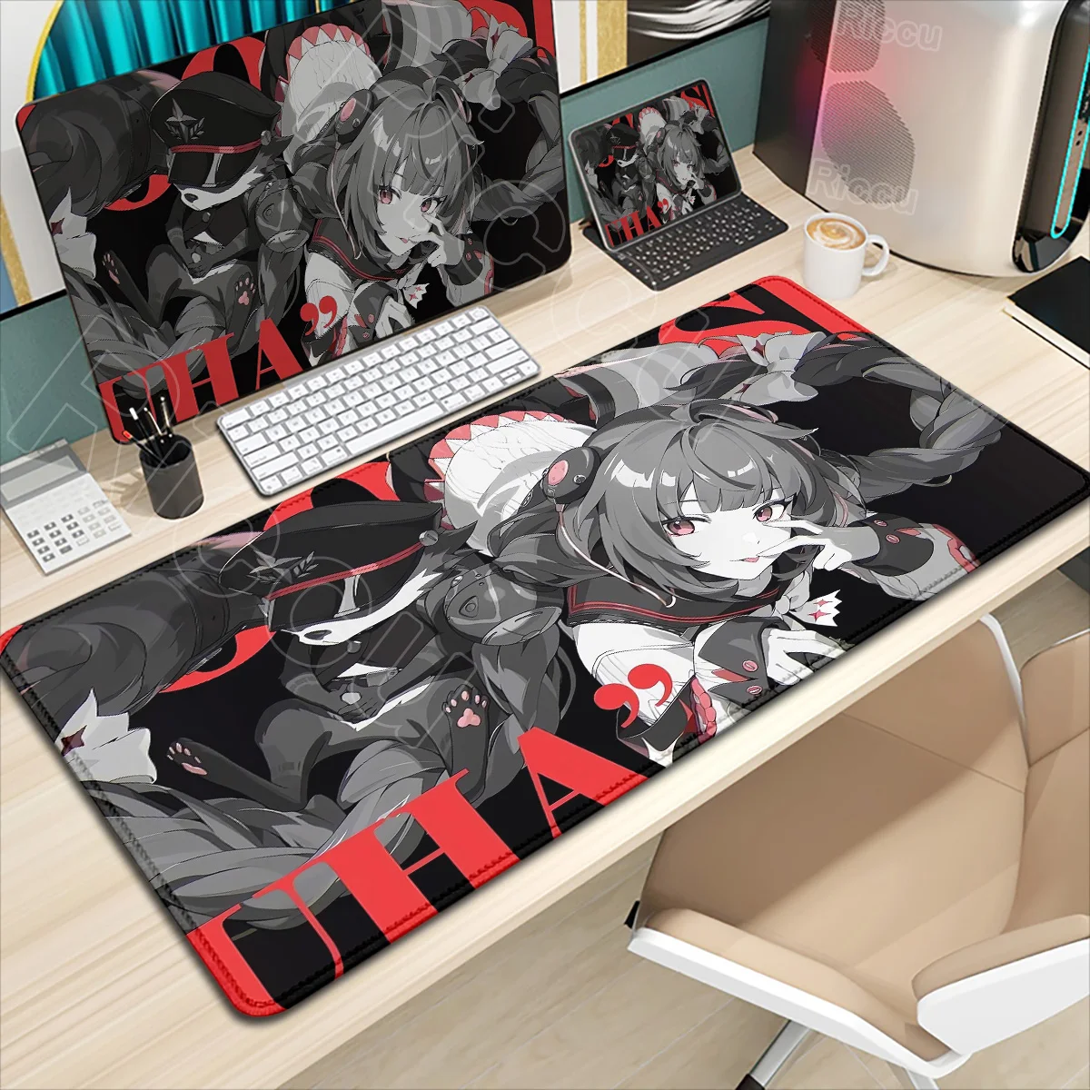

New Role Kawaii ZZZ Yuzuha Mouse Pad Laptop Gaming Anime Girl Keyboard Pad PC XXL Mousepad Game Zenless Zone Zero Large Desk Mat