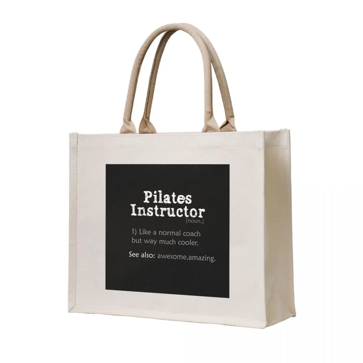 

Pilates Instructor Definition Tote Bag handbag custom bags women bag