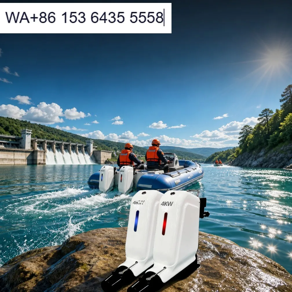 LSJ-T200 Distributed Thruster 4KW, 60AH Li Battery, IP67, 2km Remote Control, Jet Pump Boat Propulsion