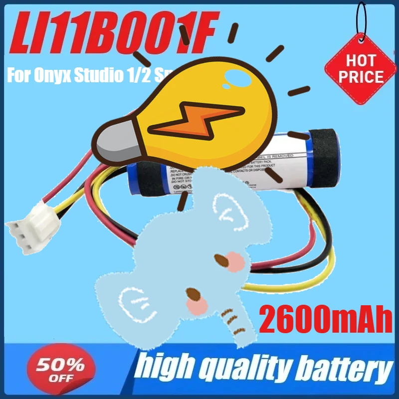 

3.7V 2600mAh LI11B001F Replacement Battery for Harman Kardon For Onyx Studio 1/2 Speaker Loudspeake Portable Power Bank