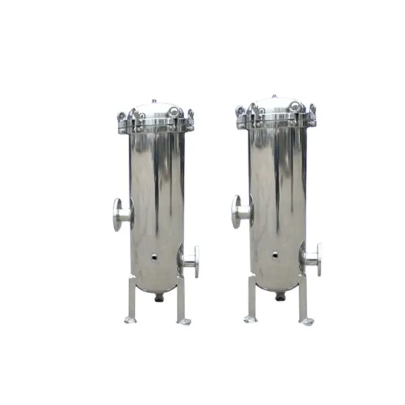 PVC Filter Housing White & Black 500-1000L/Hour For Home Farm Restaurant Construction Water Filtration Equipment