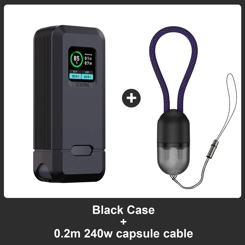 SIKAI Silicone Case For Anker Prime 130W Power Bank TF/SIM Card PIN Storage Carrying Travel Case Storage Bag Accessories-T44C