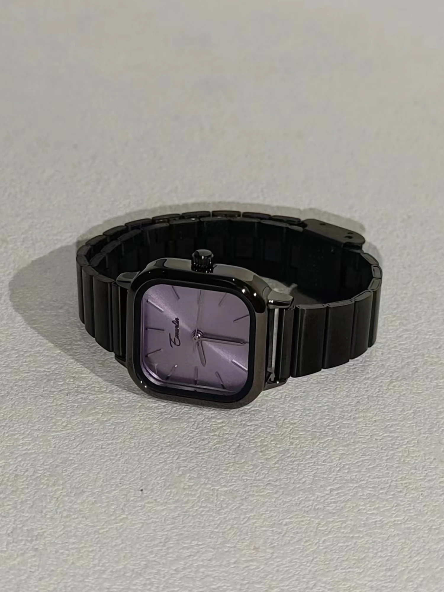 Women's watch luxury high quality light luxury high value simple square steel band women's watch 2025 new female gift