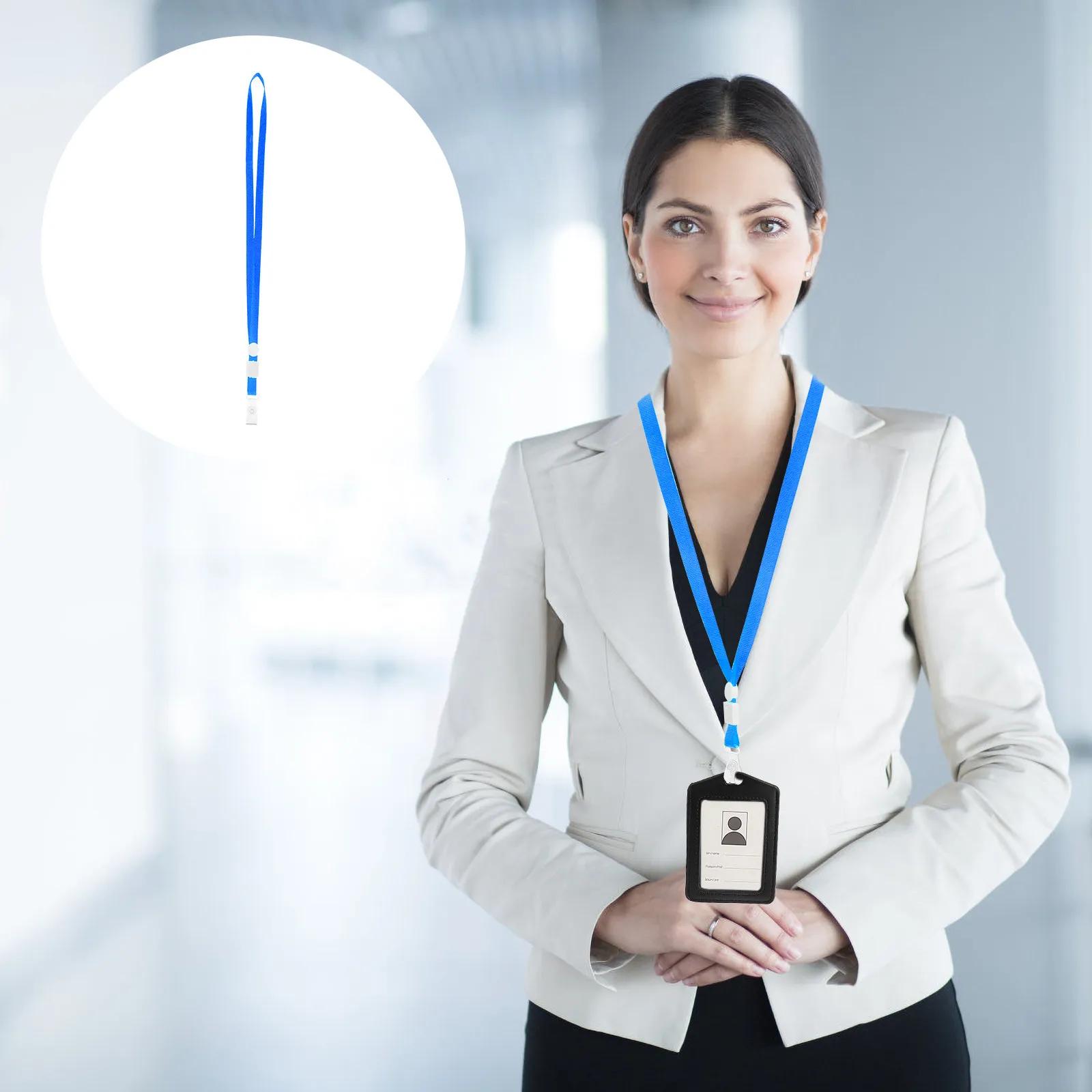 

50 шт. шнурков для карт и пропусков: удобные, легкие, для выставок, сертификатов, школьных и рабочих пропусков, чехлов для бейджей