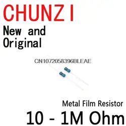 300PCS 30Kinds*10pcs=300PCS 1/4w 1% Metal Film Resistor Assortment Resistance Kit Set 10 - 1M Ohm