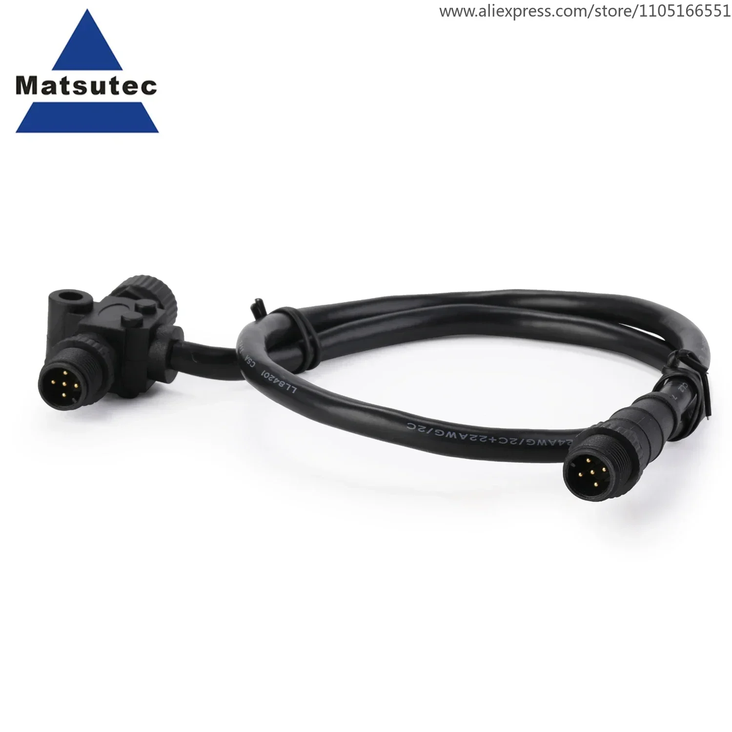 NMEA2000 (N2k) kit Grade Products T-Connector Tee Power Cable for Lowrance Navico Garmin Networks