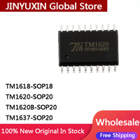 10Pcs 100% New TM1637 TM1618 TM1620 TM1620B SOP18 SOP20 LED driver IC Chip In Stock Wholesale