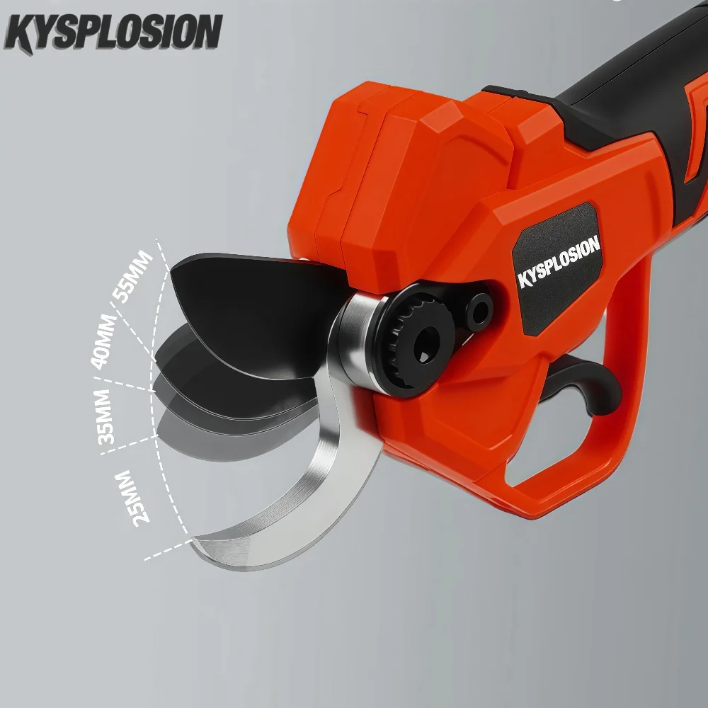 Bürstenlose 55mm Elektrische Gartenschere Für Milwaukee M18 Cordless Obst Baum Bonsai Beschneiden Zweig Cutter Elektrische Schere