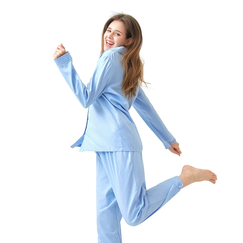 Spwear da donna lungo in puro cotone Sve sciolto comodo primavera autunno transfrontaliero Sle V-Ne seta traspirante...