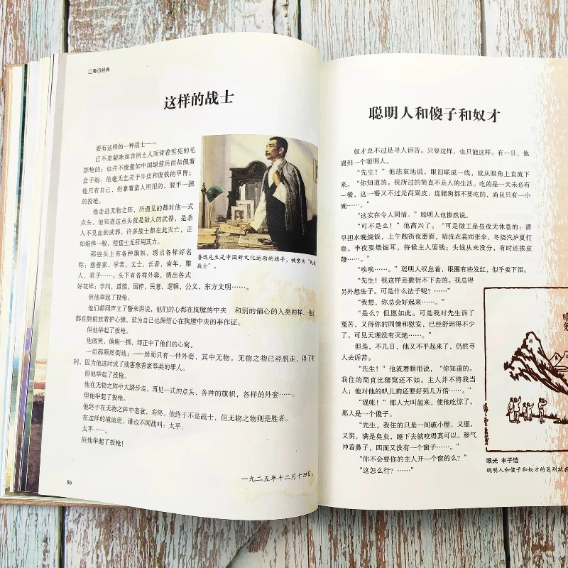 Selected Works of Lu Xun's Classic Works, Extracurricular Books for Primary School Students