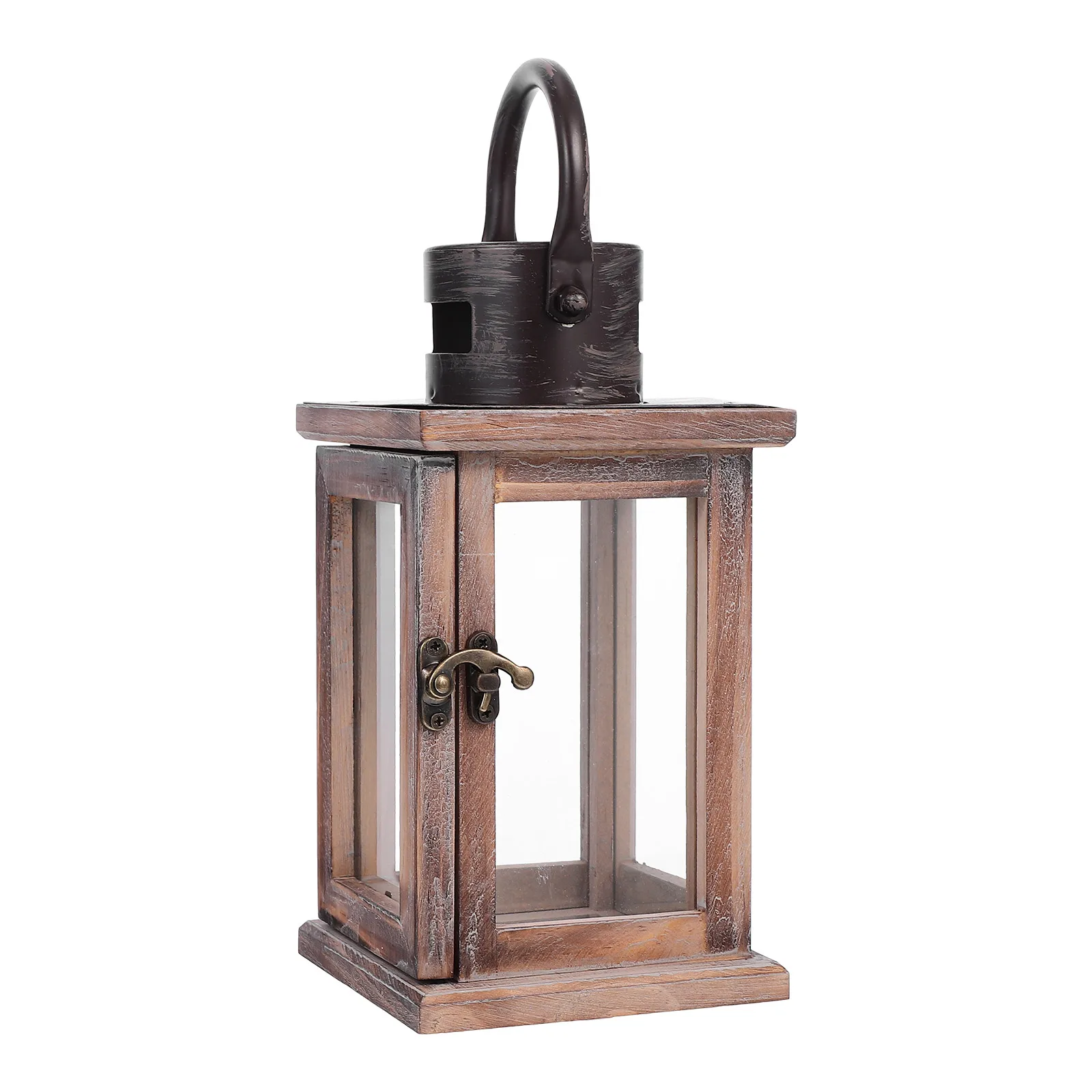 

Wooden Candlestick Retro Holder Home Decor Aromatherapy Smooth Surface Durability Vintage Style Living Room Study Dining Room