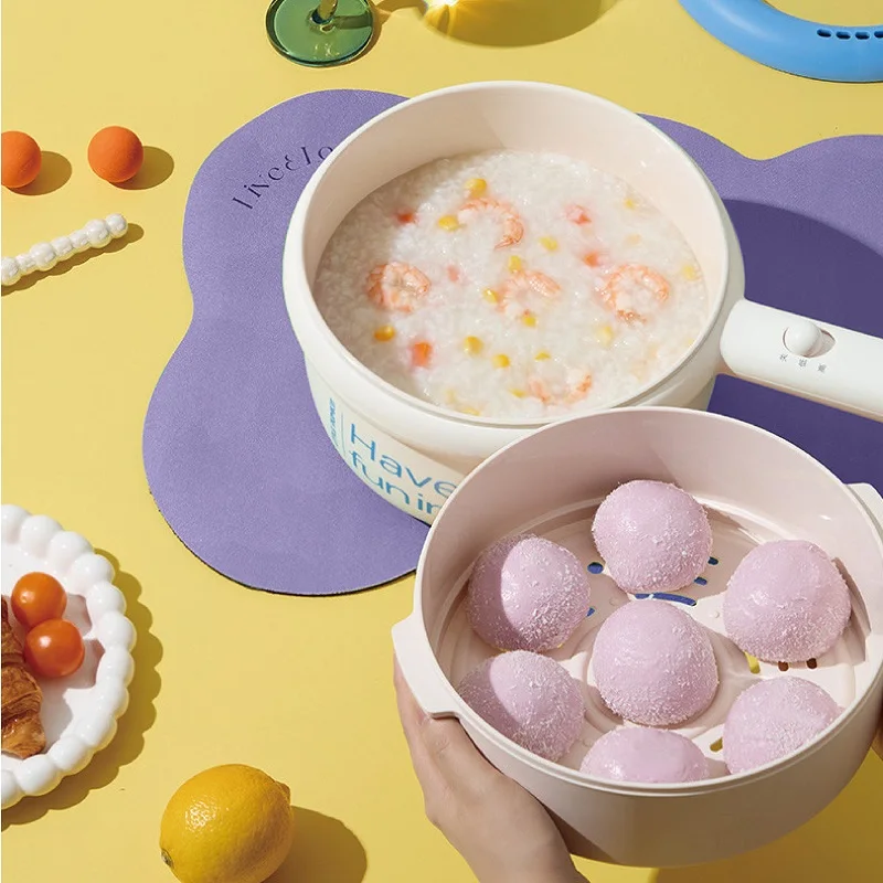 家庭用多機能電気鍋,焦げ付き防止鍋,大容量鍋,220v,3l