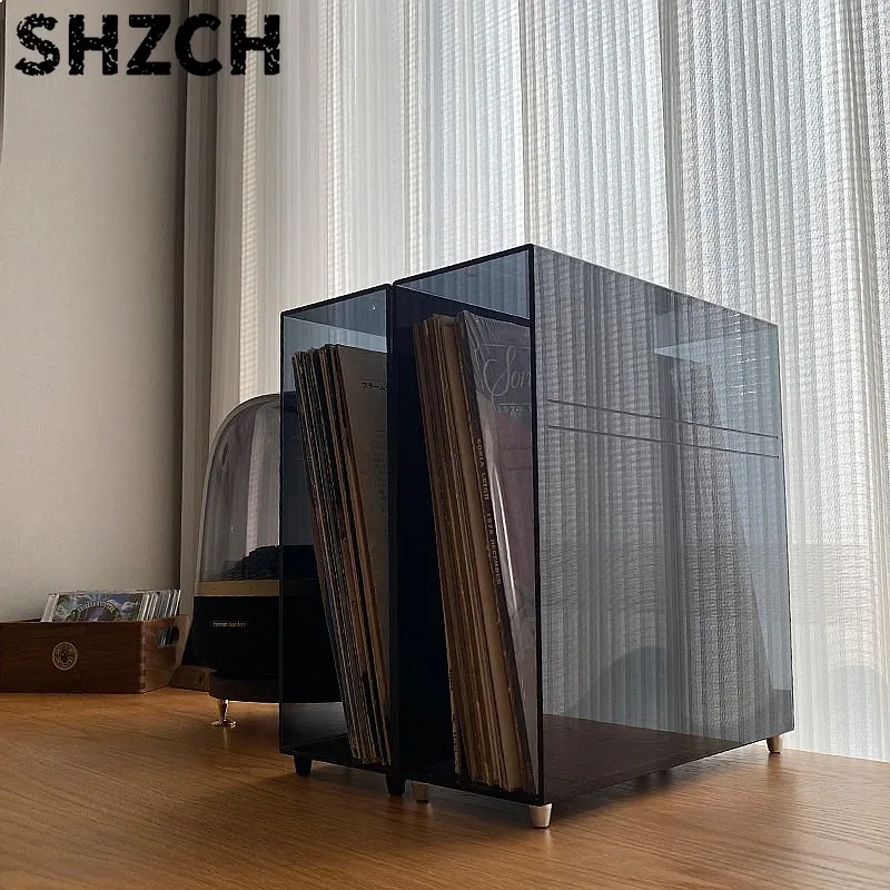 Etagere-de-rangement-pour-disques-vinyles-en-acrylique-avec-pieds-organisateur-anti-poussiere-pour-albums-de-12-pouces-support-d'affichage