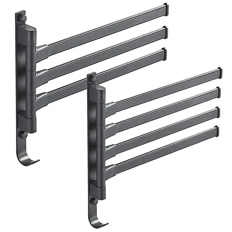 Swivel Towel Rack Bar In Bathroom Multipurpose Towel Rack In Bathroom Stainless Steel Storage Rack Kitchen Towel Holder