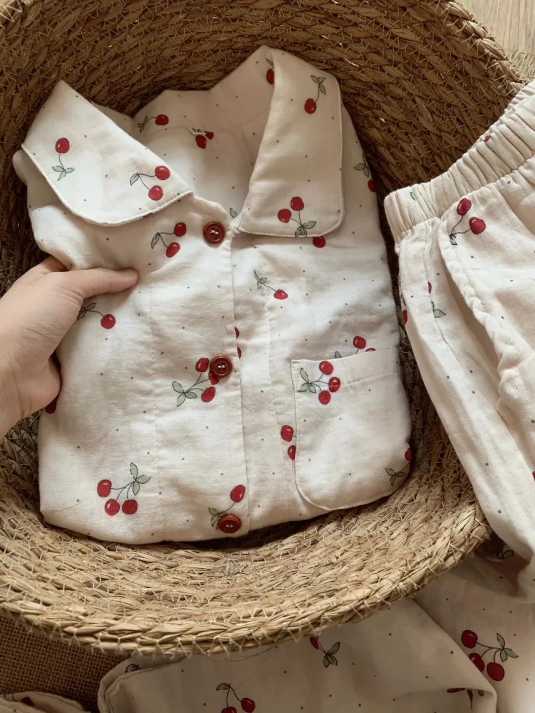 Class a Pure Cotton Baby Double Layer Muslin Long Sleeve Sleepwear Women's Spring Summer Autumn Home Clothes Soft Cotton Nigh...