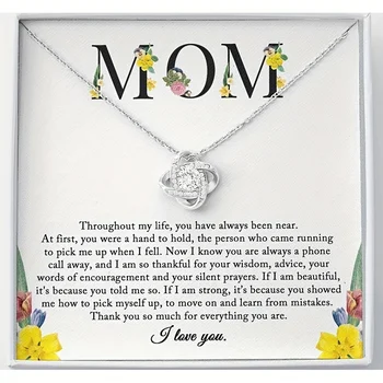 Sentimental To My Mom Necklace - Perfect Mom Gift From Daughter for Birthday, Mother's…