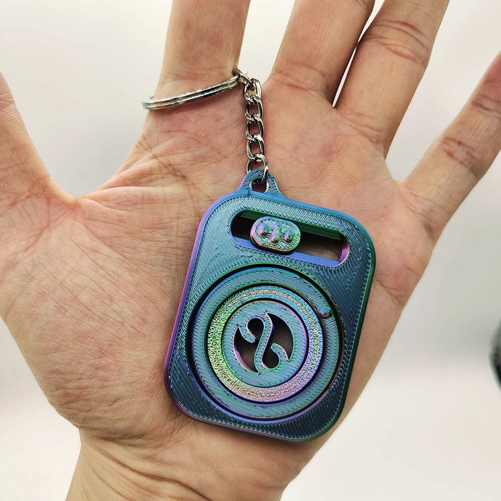 

Whacky Shape Keychain - Hilarious Bag Charm for Teens, Durable Metal Keyring Gift