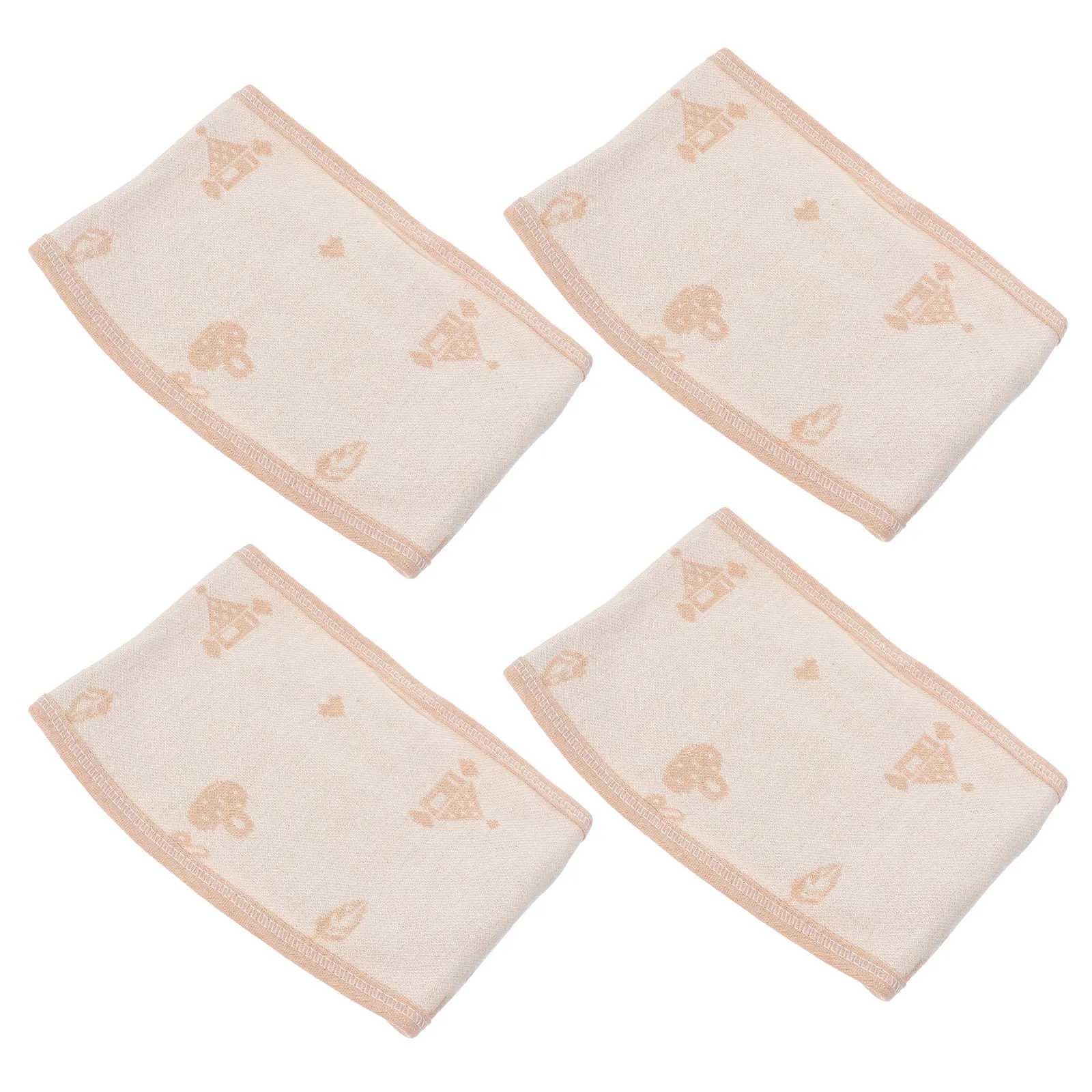 4 قطعة أربطة البطن السرة الطفل القطن الرضع حامي دافئ لينة الجلد ودية الوليد البطن للطفل رضيع #2