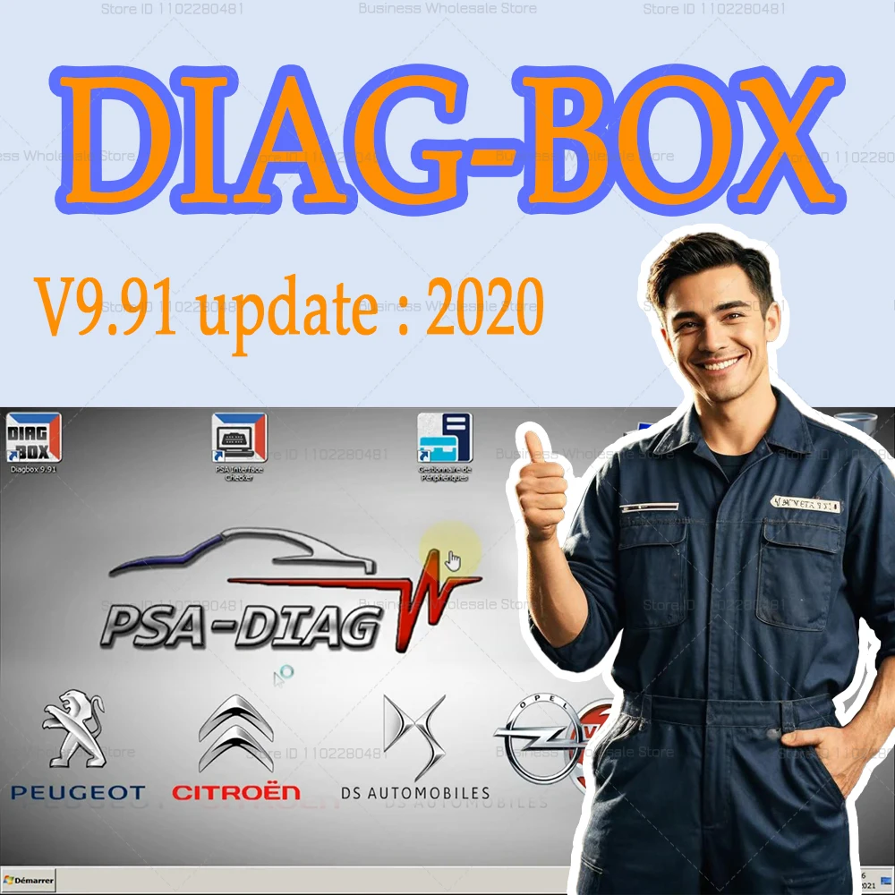 

PP2000 Lex-ia3 Diagbox V9.91 Адаптированная диагностика V9.91 PP2000 Lexi-a-3 для Citr-oen/Peug-eot Автомобильный диагностический инструмент Программное обеспечение USB