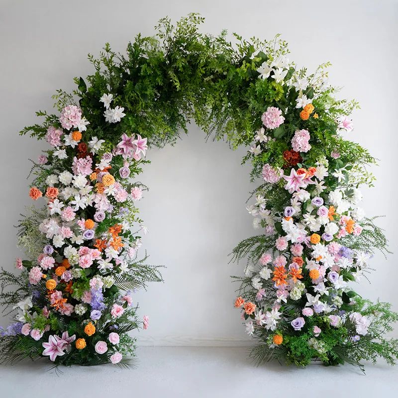 Wedding decoration outdoor wedding background photography props simulated flower fake flower
