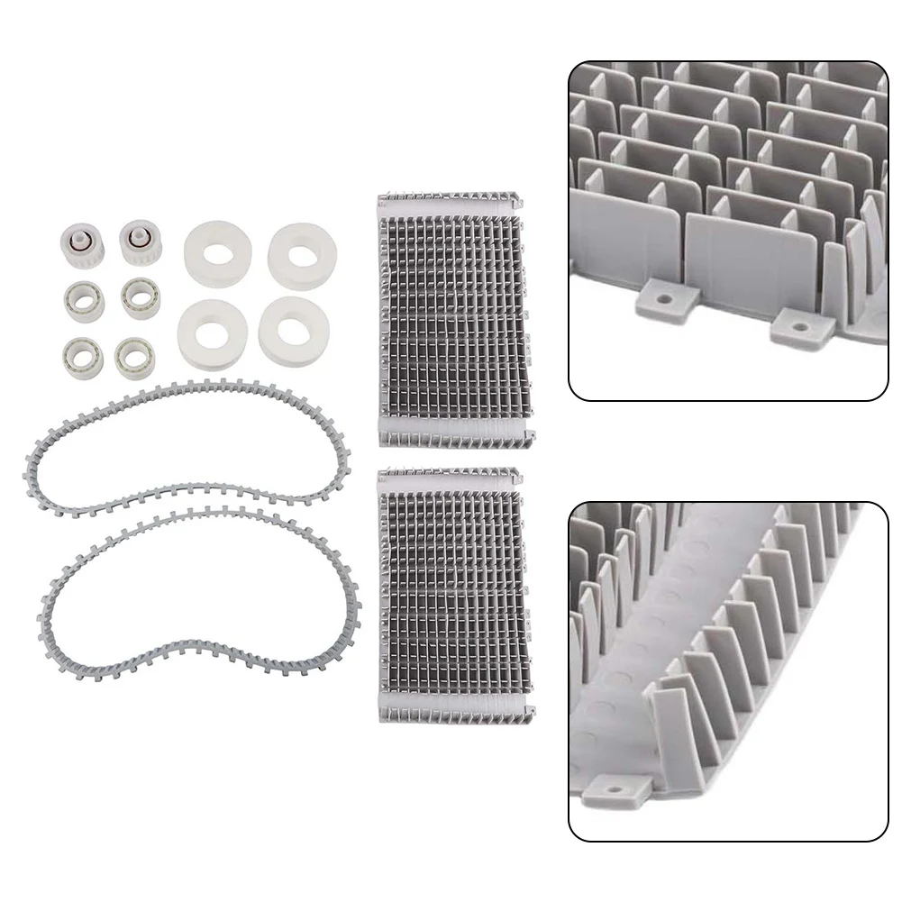Pool Cleaner Roller Pulley Belt Kit for Dolphin DX CC Plus 2x 9985006 R2 Drive Belts 4x 6101611 R4 Climbing Wheels