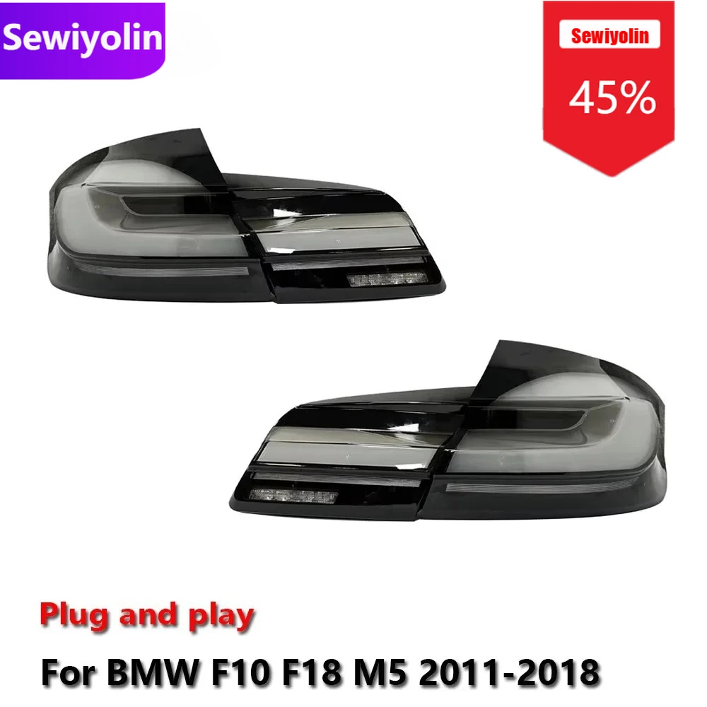 

Автомобильные светодиодные фары DRL в сборе для BMW F10 F18 M5 2011-2018 противотуманные фары DRL тормозного указателя поворота Plug and Play