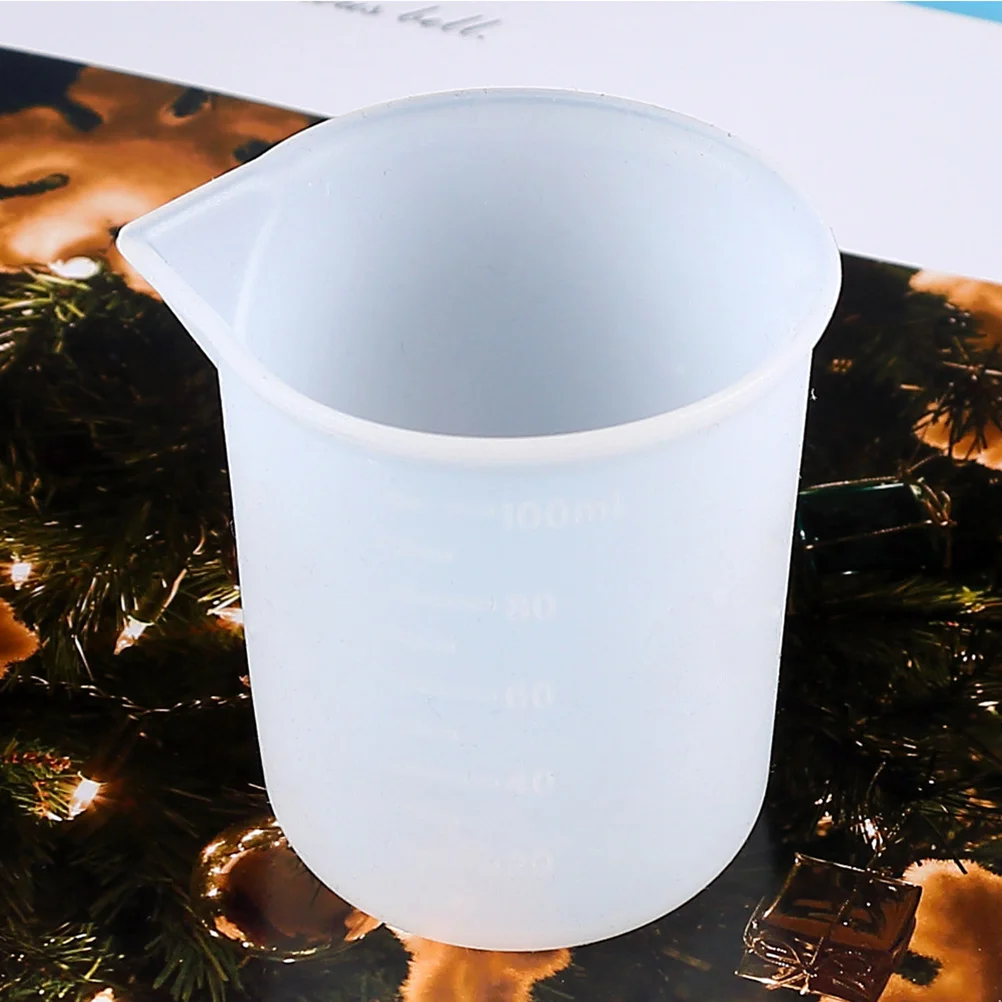 

10Pcs Silicone Measuring Cups for Resin Epoxy Crafts Nonstick Easy Clean Precise Scale DIY Art Projects Measuring Cup