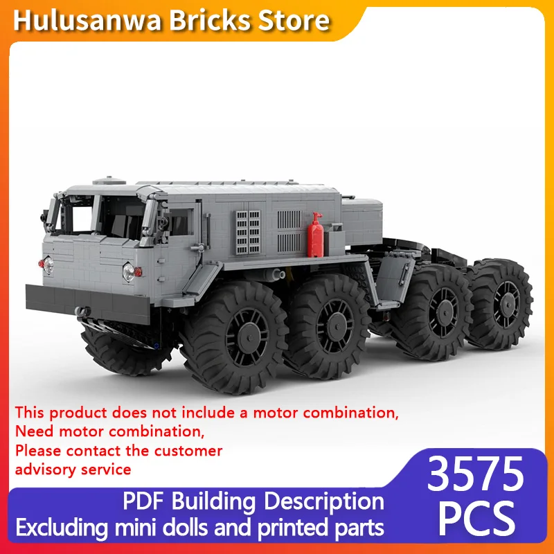 

Military 537 Heavy Tractor Model MOC Building Bricks War Equipment Modular Technology Gifts Holiday Assemble Children Toys Suit